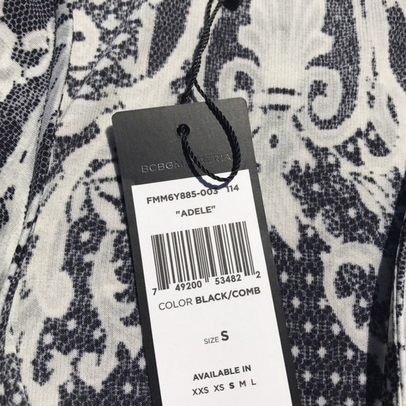 BCBGMaxAzria Lace Print Adele Wrap Dress - Picture 5 of 5